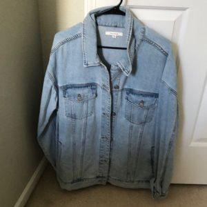oversized jean jacket